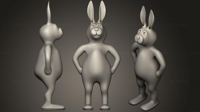 Игрушки (Гордый Кролик, TOYS_0637) 3D модель для ЧПУ станка